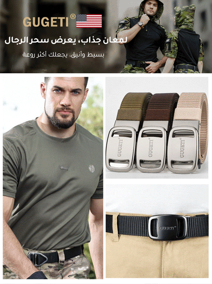 حزام الخصر الكاجوال المتين المقاوم للاهتراء الأمريكي للرجال